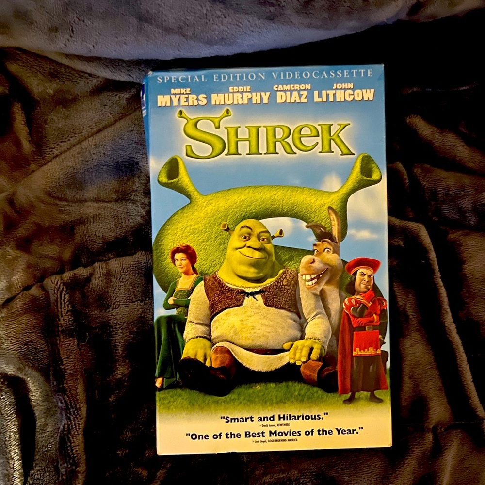 Shrek VHS tape